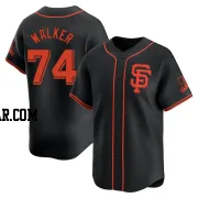 Ryan Walker Men's San Francisco Giants Black Limited Alternate Jersey