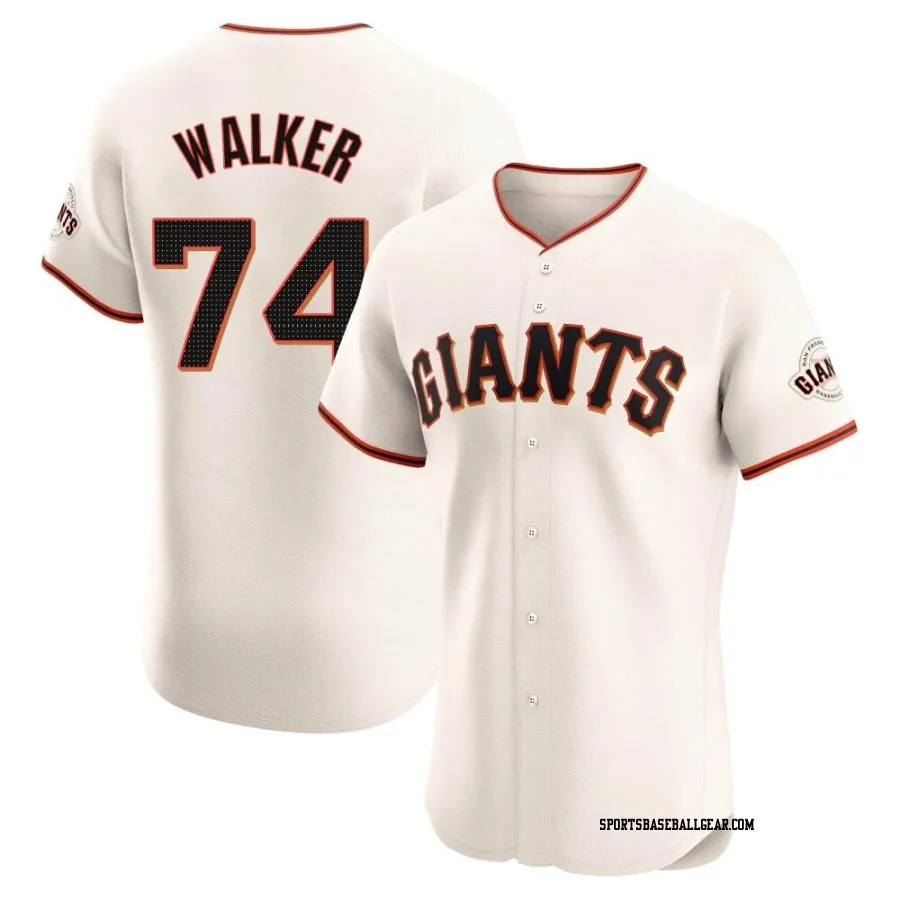 Ryan Walker Men's San Francisco Giants Cream Elite Home Jersey