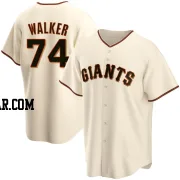 Ryan Walker Men's San Francisco Giants Cream Replica Home Jersey