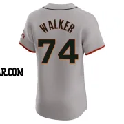 Ryan Walker Men's San Francisco Giants Gray Elite Road Jersey