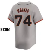 Ryan Walker Men's San Francisco Giants Gray Limited Away Jersey