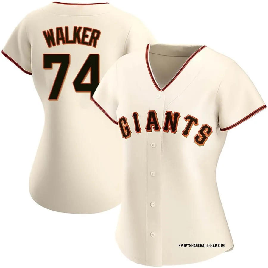 Ryan Walker Women's San Francisco Giants Cream Authentic Home Jersey