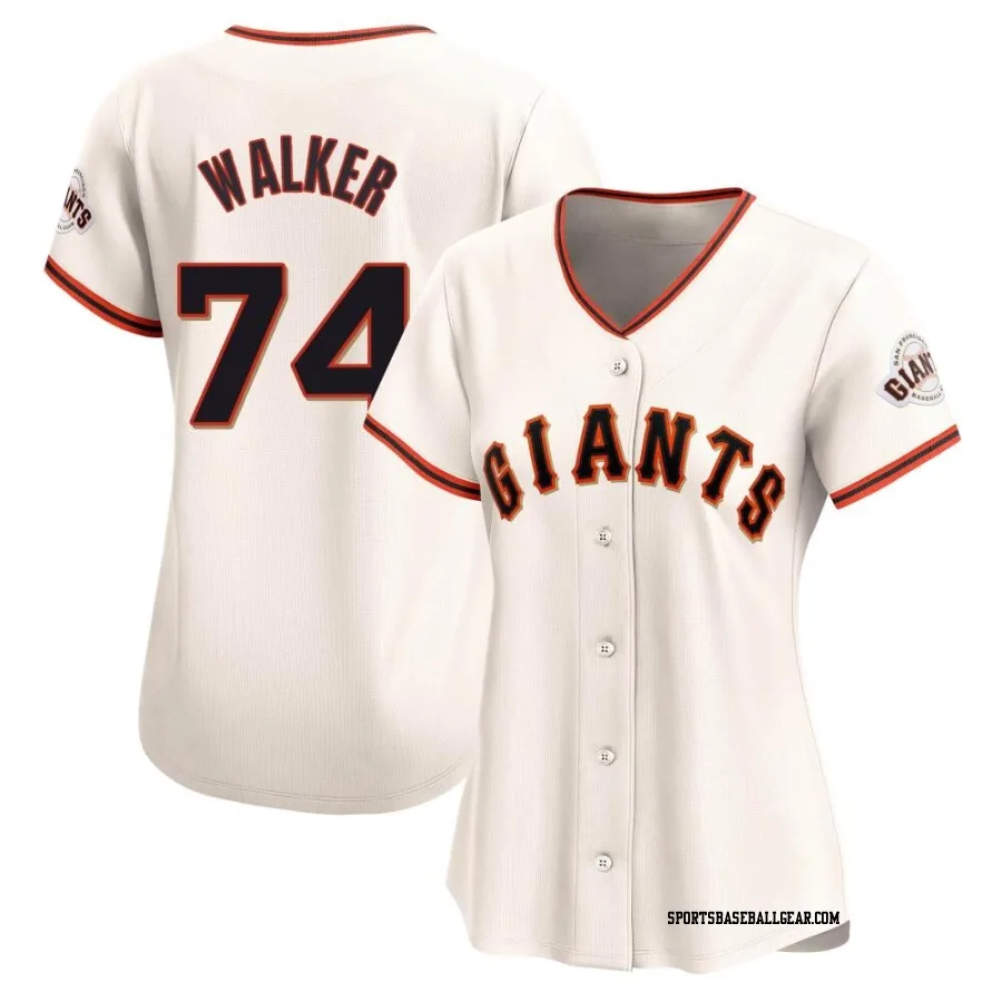 Ryan Walker Women's San Francisco Giants Cream Limited Home Jersey