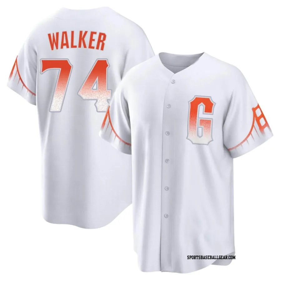 Ryan Walker Youth San Francisco Giants White Replica 2021 City Connect Jersey