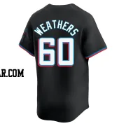 Ryan Weathers Men's Miami Marlins Black Limited Alternate Jersey