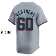 Ryan Weathers Men's Miami Marlins Gray Limited Road Jersey