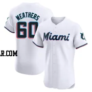 Ryan Weathers Men's Miami Marlins White Elite Home Jersey