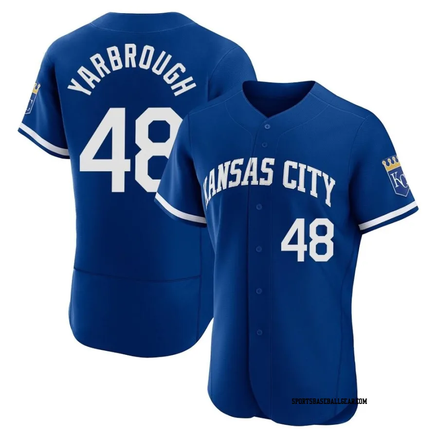 Ryan Yarbrough Men's Kansas City Royals Royal Authentic 2022 Alternate Jersey