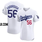 Ryan Yarbrough Men's Los Angeles Dodgers White Elite Home Jersey