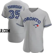 Ryan Yarbrough Men's Toronto Blue Jays Gray Authentic Road Jersey