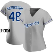 Ryan Yarbrough Women's Kansas City Royals Gray Authentic Road Jersey