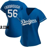 Ryan Yarbrough Women's Los Angeles Dodgers Royal Authentic Alternate Jersey