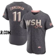 Ryan Zimmerman Men's Washington Nationals Gray Authentic 2022 City Connect Jersey