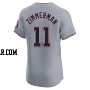 Ryan Zimmerman Men's Washington Nationals Gray Elite Road Jersey