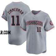 Ryan Zimmerman Men's Washington Nationals Gray Limited Road Jersey