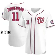 Ryan Zimmerman Men's Washington Nationals White Authentic Home Jersey