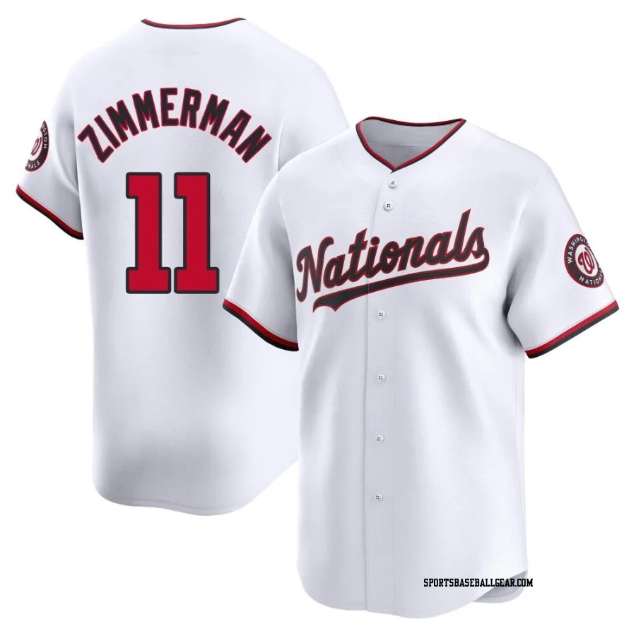 Ryan Zimmerman Men's Washington Nationals White Limited Home Jersey