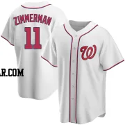 Ryan Zimmerman Men's Washington Nationals White Replica Home Jersey