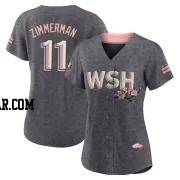 Ryan Zimmerman Women's Washington Nationals Gray Authentic 2022 City Connect Jersey