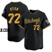 Ryder Ryan Men's Pittsburgh Pirates Black Limited Alternate Jersey