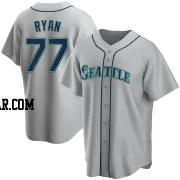 Ryder Ryan Men's Seattle Mariners Gray Replica Road Jersey