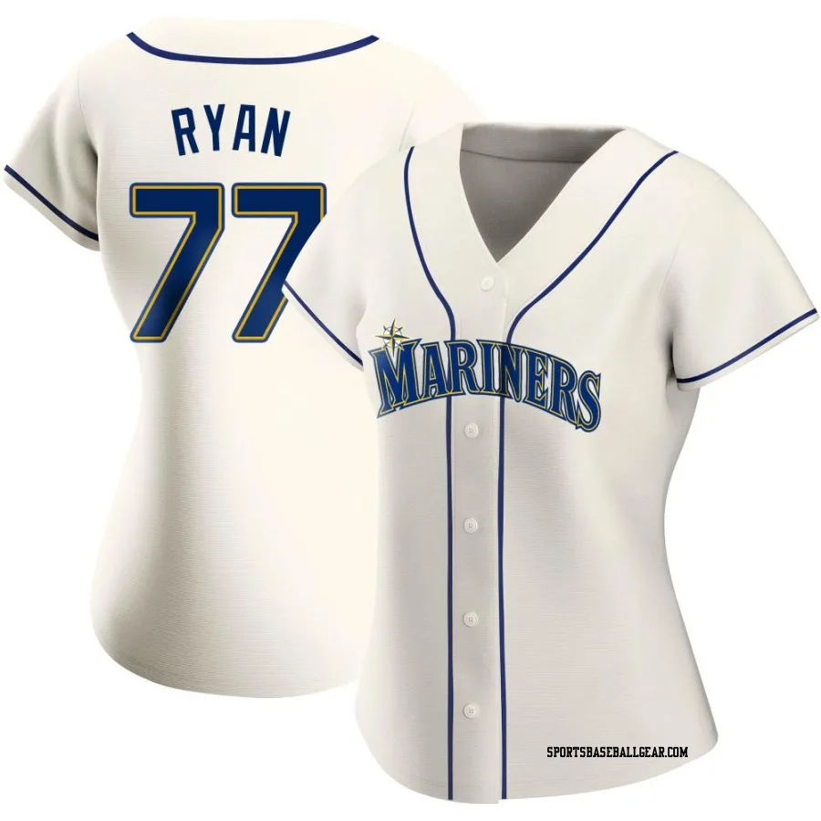 Ryder Ryan Women's Seattle Mariners Cream Authentic Alternate Jersey