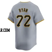 Ryder Ryan Youth Pittsburgh Pirates Gray Limited Away Jersey