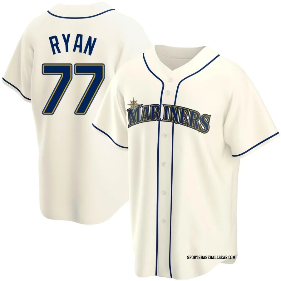 Ryder Ryan Youth Seattle Mariners Cream Replica Alternate Jersey