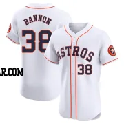 Rylan Bannon Men's Houston Astros White Elite Home Jersey