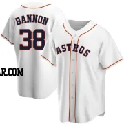 Rylan Bannon Men's Houston Astros White Replica Home Jersey