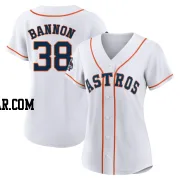 Rylan Bannon Women's Houston Astros White Authentic 2022 World Series Champions Home Jersey