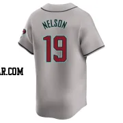 Ryne Nelson Men's Arizona Diamondbacks Gray Limited Away Jersey