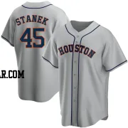 Ryne Stanek Men's Houston Astros Gray Replica Road Jersey