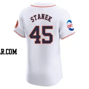 Ryne Stanek Men's Houston Astros White Elite Home Patch Jersey