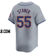 Ryne Stanek Men's New York Mets Gray Limited Away Jersey