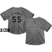 Ryne Stanek Toddler New York Mets Limited Graphite 2024 City Connect Jersey