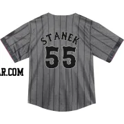 Ryne Stanek Toddler New York Mets Limited Graphite 2024 City Connect Jersey