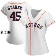 Ryne Stanek Women's Houston Astros White Authentic Home Jersey