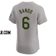 Sal Bando Men's Oakland Athletics Gray Elite Road Jersey