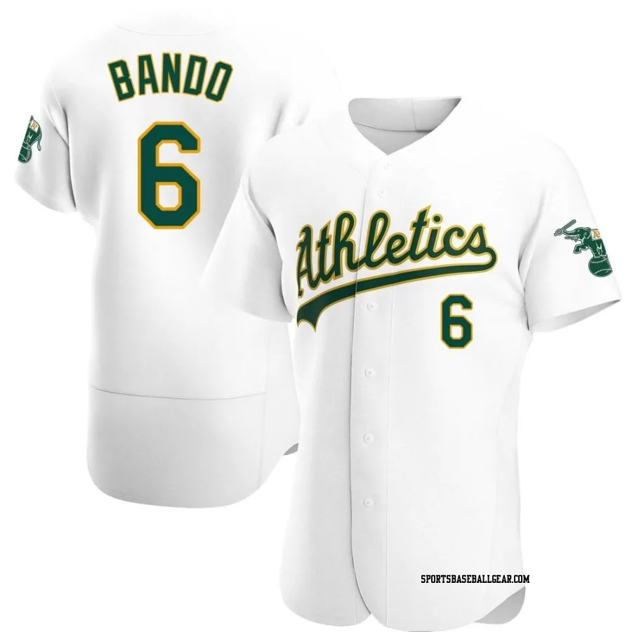 Sal Bando Men's Oakland Athletics White Authentic Home Jersey