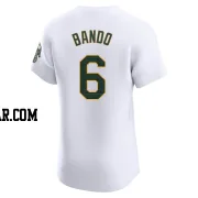 Sal Bando Men's Oakland Athletics White Elite Home Jersey