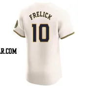 Sal Frelick Men's Milwaukee Brewers Cream Elite Home Jersey