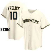 Sal Frelick Youth Milwaukee Brewers Cream Replica Home Jersey