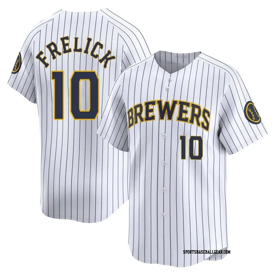 Sal Frelick Youth Milwaukee Brewers White Limited Alternate Jersey