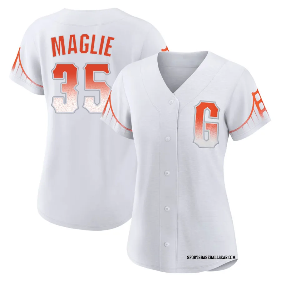 Sal Maglie Women's San Francisco Giants White Authentic 2021 City Connect Jersey