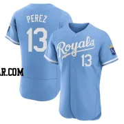 Salvador Perez Men's Kansas City Royals Light Blue Authentic 2022 Alternate Jersey