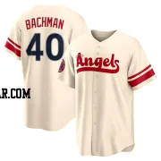 Sam Bachman Youth Los Angeles Angels Cream Replica 2022 City Connect Jersey