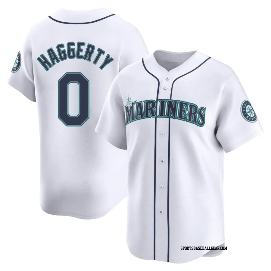 Sam Haggerty Men's Seattle Mariners White Limited Home Jersey