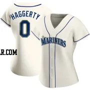 Sam Haggerty Women's Seattle Mariners Cream Authentic Alternate Jersey