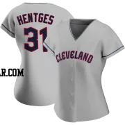 Sam Hentges Women's Cleveland Guardians Gray Replica Road Jersey